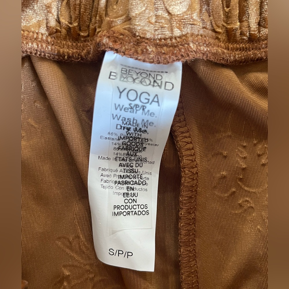 Beyond Yoga Velvet Gold flare leg Pants - Picture 10 of 13